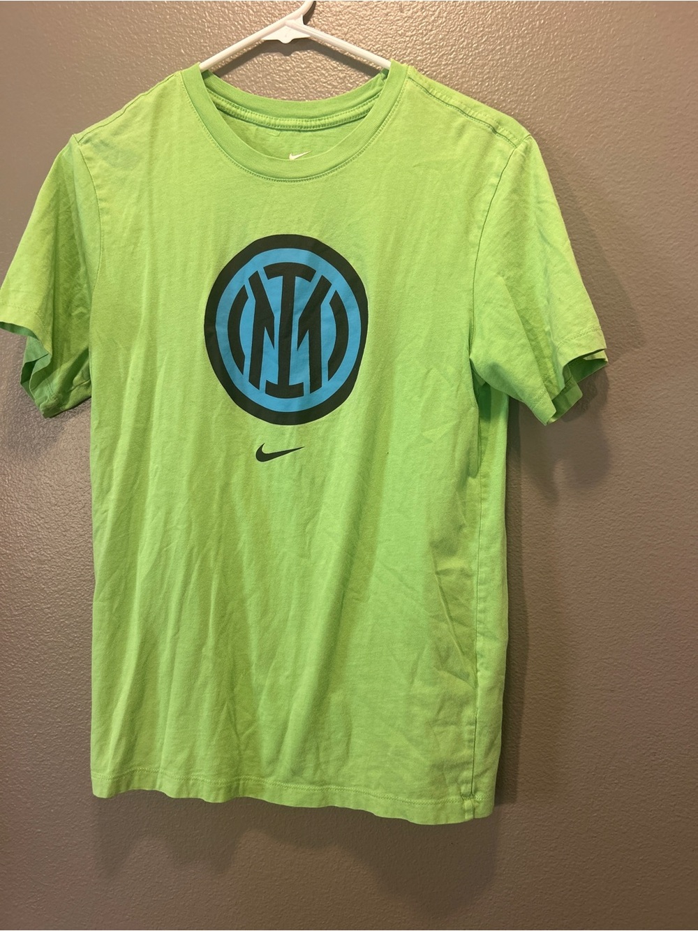 Nike Inter Milan Evergreen Crest T-Shirt - Green Nebula - Men's Size Small